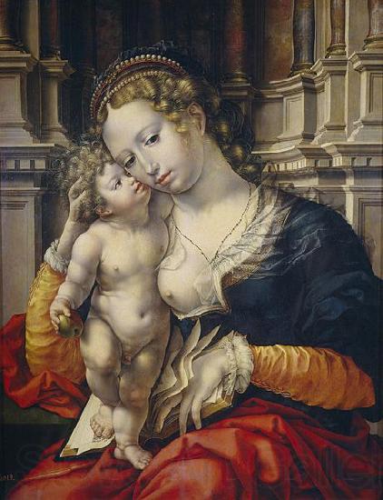 Jan Gossaert Mabuse Madonna and Child Spain oil painting art